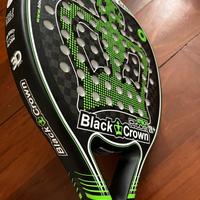 Racchetta padel black crown
