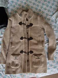 Giaccone/maxi cardigan foderato di Bark