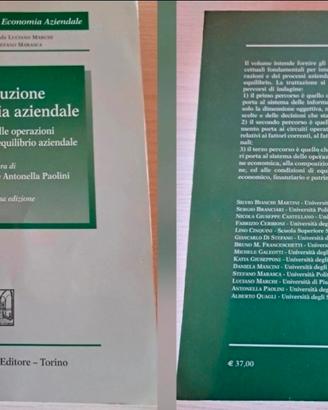 Introduzione all'economia aziendale 11⁰ edizione