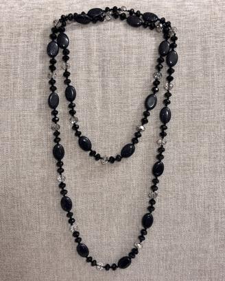 Collana pietre dure lunga 120 cm