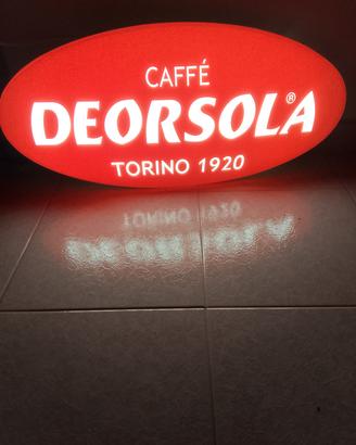 insegna luminosa caffè de Orsola 1920