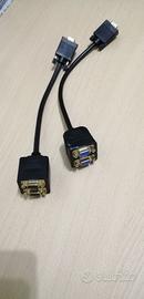 Cavi Adattatori Link Splitter VGA M a 2X VGA