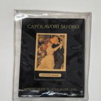 Capolavori su Oro. Quadretto vintage su foglia oro