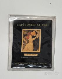 Capolavori su Oro. Quadretto vintage su foglia oro