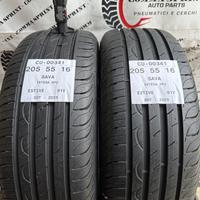 2 PNEUMATICI 205/55 R16 SAVA ESTIVE SEMINUOVE