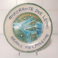 Piatto del Buon Ricordo  Ristorante Due Leoni 1979