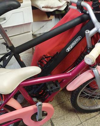Biciclette bimbo e ragazzo
