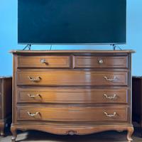 Comò in vero legno noce Massello