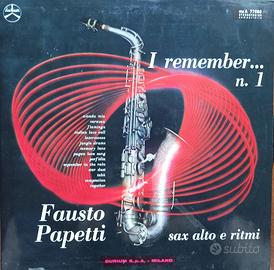 Lotto 2 LP – Fausto Papetti – Serie “I Remember”