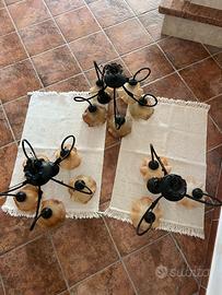 3 lampadari - a soffitto