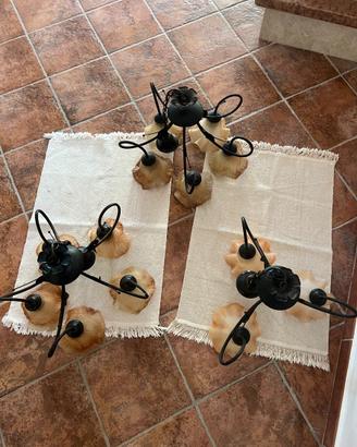 3 lampadari - a soffitto