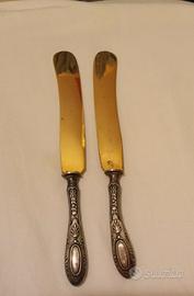 coppia coltelli più pentolino vintage 