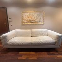 Divano in pelle grande 2 posti Chateau D’Ax