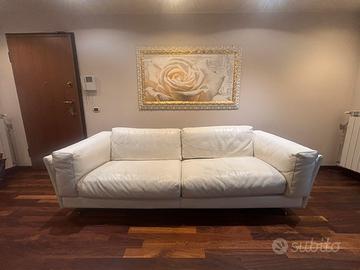 Divano in pelle grande 2 posti Chateau D’Ax