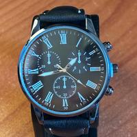 Orologio Nero Elegante Acciaio