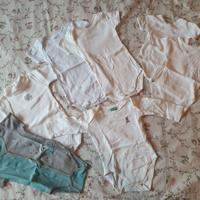 7 Body petit bateau e altre bambino tg 3-6mesi