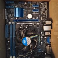 Scheda madre Asus P8H61-MX+i5 3330+dissipatore 