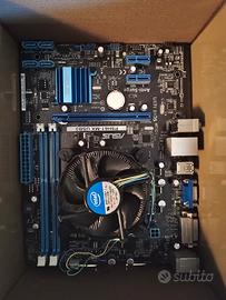 Scheda madre Asus P8H61-MX+i5 3330+dissipatore 