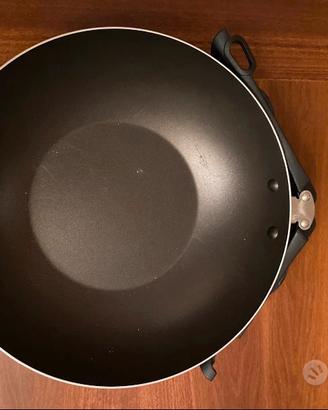 Padella pentola wok BIALETTI mai usata