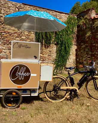 e-bike coffee food bike 