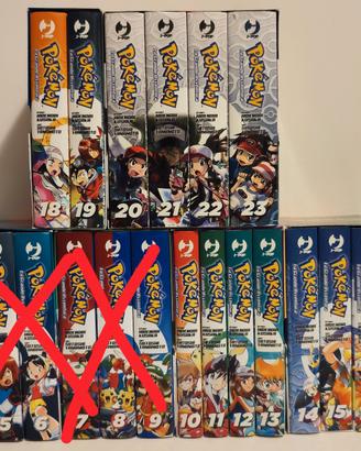 Pokemon la grande avventura 14 volumi dal 10 al 23