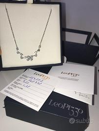 Collana oro bianco e brillanti LeoPizzo,come nuova