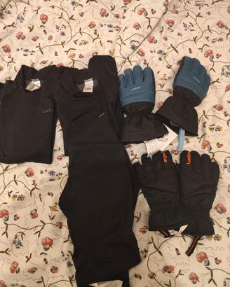 Guanti, maglie termiche e calzamaglie sci