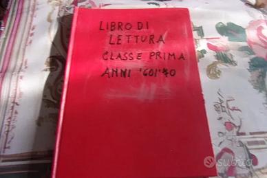 Libro letture cl.1^ anni 60/70 vintage