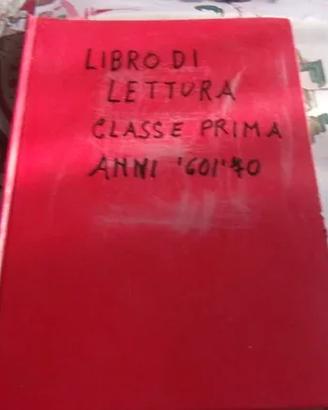 Libro letture cl.1^ anni 60/70 vintage