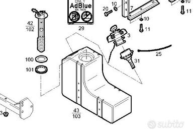 SERBATOIO UREA 504168558