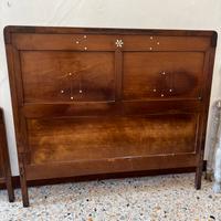 Letto matrimoniale vintage antiquariato