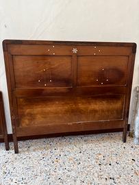 Letto matrimoniale vintage antiquariato