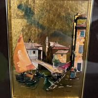 Litografia su foglia d’oro