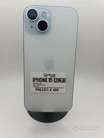 iPhone 15 128GB blu usato garanzia 