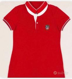 Polo Blauer blu e rossa