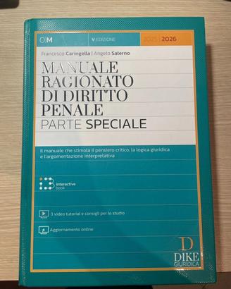 Manuale ragionato del diritto penale