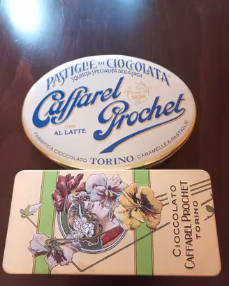 Scatole di latta vintage da collezione 