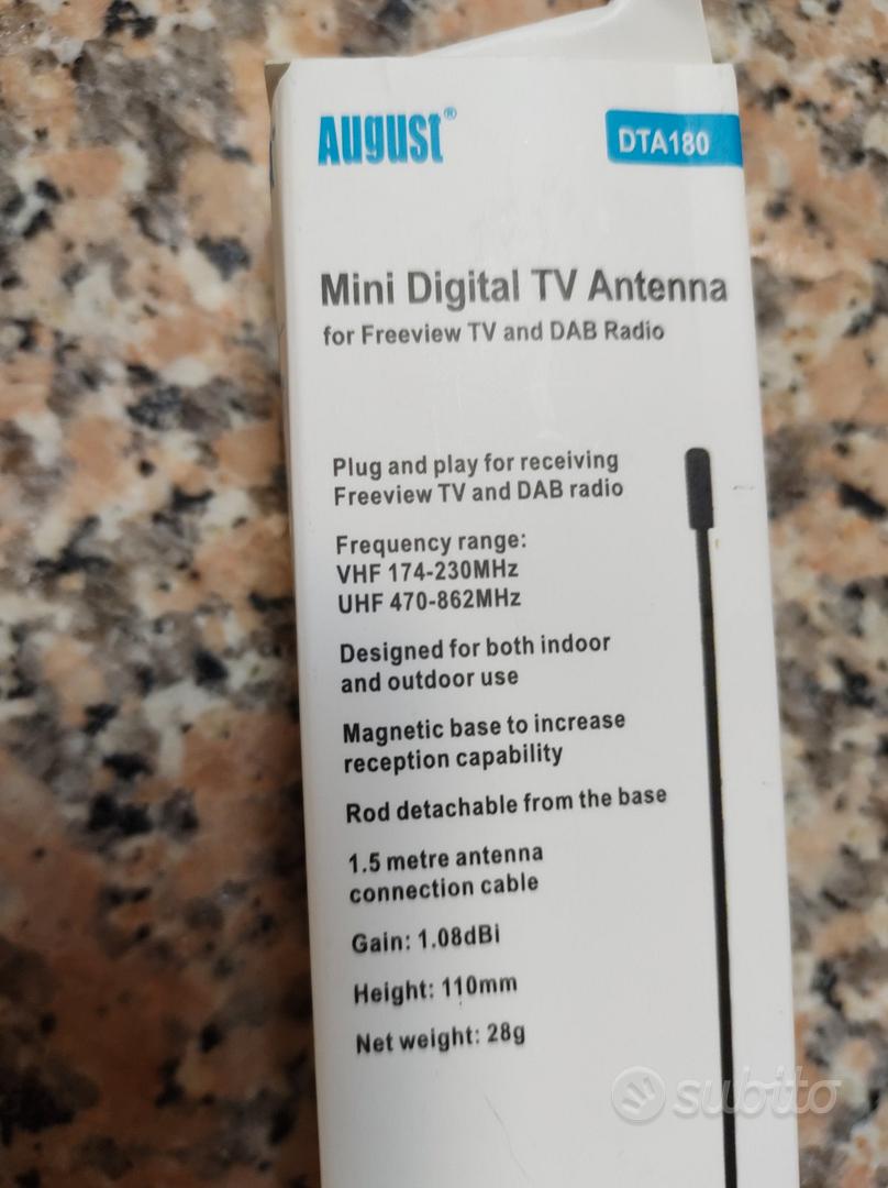Antenna TV da interno portatile nuova - Audio/Video In vendita a Reggio  Emilia