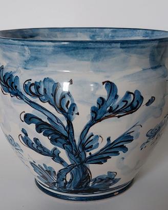Vaso in ceramica di Albisola manif. G.M.