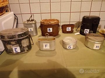 gavette e contenitori militari