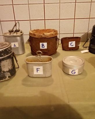 gavette e contenitori militari