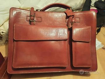 Borsa portadocumenti in pelle