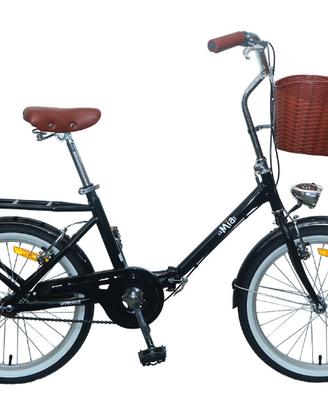 TEKLIO LA MIA Bici pieghevole 20” nera