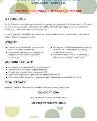 Settore arredamento