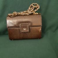 Borsa donna lucertola marrone
