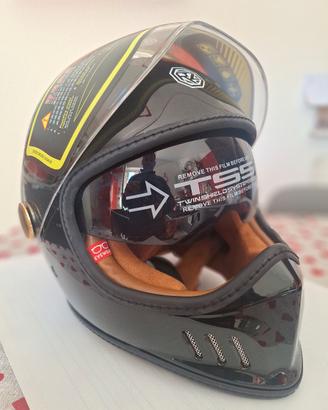 Casco integrale retrò