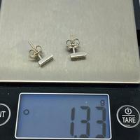 Orecchini oro bianco 18kt e diamanti