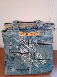 borsa tote vintage GURU colony legion in denim YSK