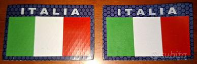 2 x patch velcro bandiera Italia 5cm e 8cm