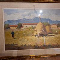 Quadro paesaggio campagna